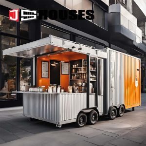 Mobile Container Shop with Service Window