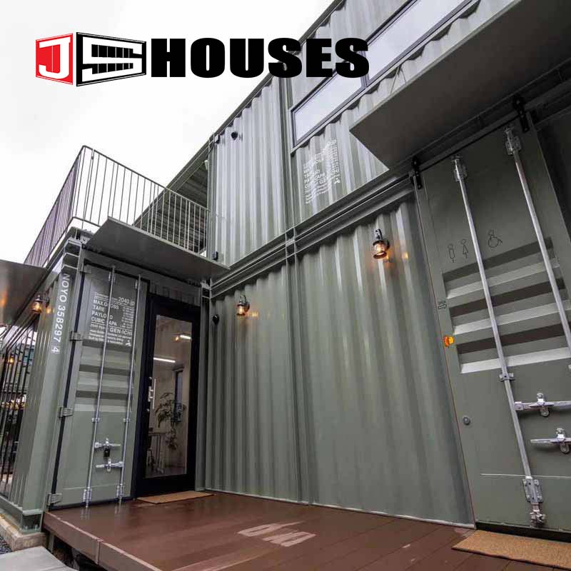 Industrial-Style Container House for Business and Living