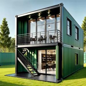 Double-Deck Container Resttaurant